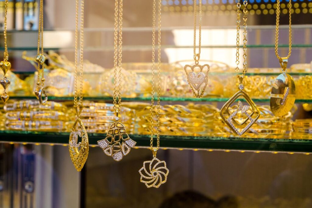 Moroccan jewelry in Marrakesh