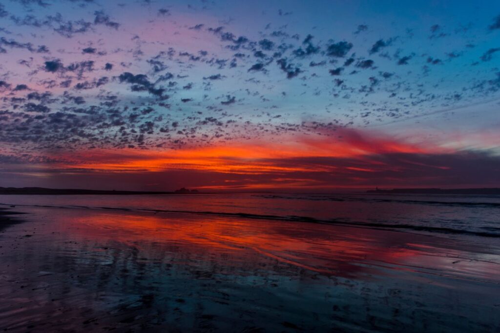 Sunset at Essaouira's Beach